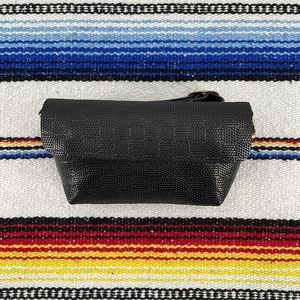 Clare V. Gustav Belt Bag in Black Honolulu Leather